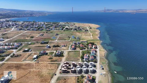 ÇANAKKALE LAPSEKİ ÇARDAK SAHİLDE SATILIK VİLLA ARSASI
