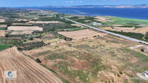 ÇANAKKALE LAPSEKİ ÇARDAK BOĞAZ VE KÖPRÜ MANZARALI SATILIK ARSA