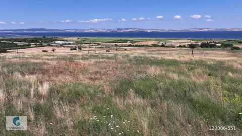 ÇANAKKALE LAPSEKİ ÇARDAK BOĞAZ VE KÖPRÜ MANZARALI SATILIK ARSA