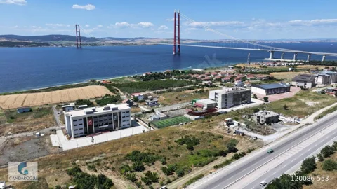 ÇANAKKALE LAPSEKİ BOĞAZ VE KÖPRÜ MANZARALI SATILIK ARSA