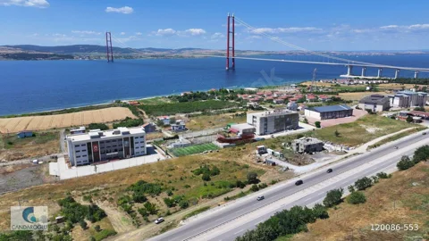 ÇANAKKALE LAPSEKİ BOĞAZ VE KÖPRÜ MANZARALI SATILIK ARSA