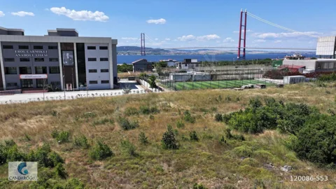 ÇANAKKALE LAPSEKİ BOĞAZ VE KÖPRÜ MANZARALI SATILIK ARSA