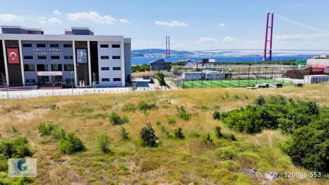 ÇANAKKALE LAPSEKİ BOĞAZ VE KÖPRÜ MANZARALI SATILIK ARSA