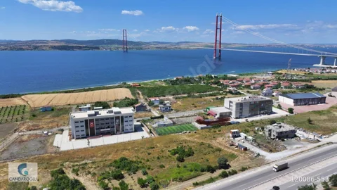 ÇANAKKALE LAPSEKİ BOĞAZ VE KÖPRÜ MANZARALI SATILIK ARSA