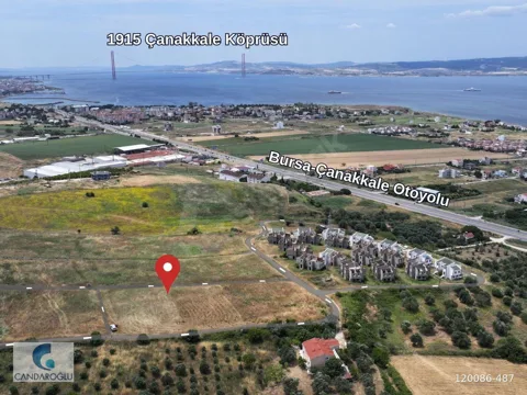 ÇANAKKALE 315 M² YERİ YÜKSEK MRKZ YAKIN FULL MNZRL İMARLI ARSA