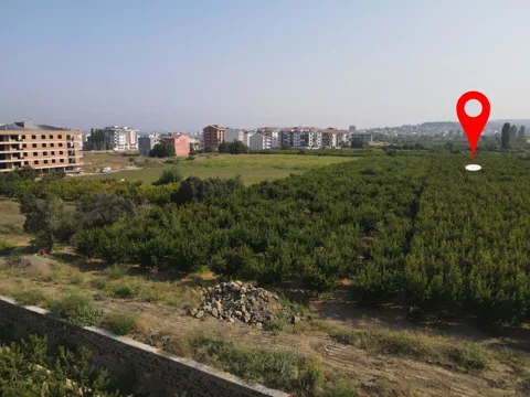 SARI ALAN İÇERİSİNDE 6804 m² DENİZE 500 m SATILIK ARAZİ