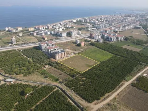 SARI ALAN İÇERİSİNDE 6804 m² DENİZE 500 m SATILIK ARAZİ