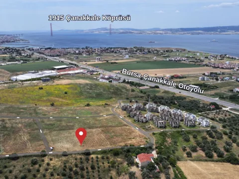 313M² YERİ YÜKSEKTE HEMEN İNŞAAT YAPILABİLİR HARİKA MANZARALI SATILIK ARSA