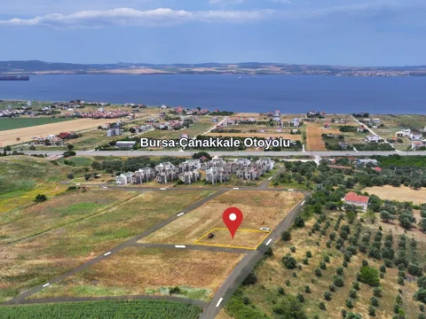 404M² YERİ YÜKSEKTE HEMEN İNŞAAT YAPILABİLİR HARİKA MANZARALI SATILIK ARSA