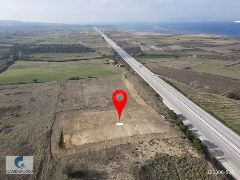 ÇANAKKALE ANA ASFALT CEPHELİ DENİZ MANZ 3195 M² ARSA PROJE YAPLR