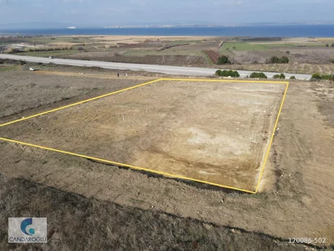 ÇANAKKALE ANA ASFALT CEPHELİ DENİZ MANZ 3195 M² ARSA PROJE YAPLR