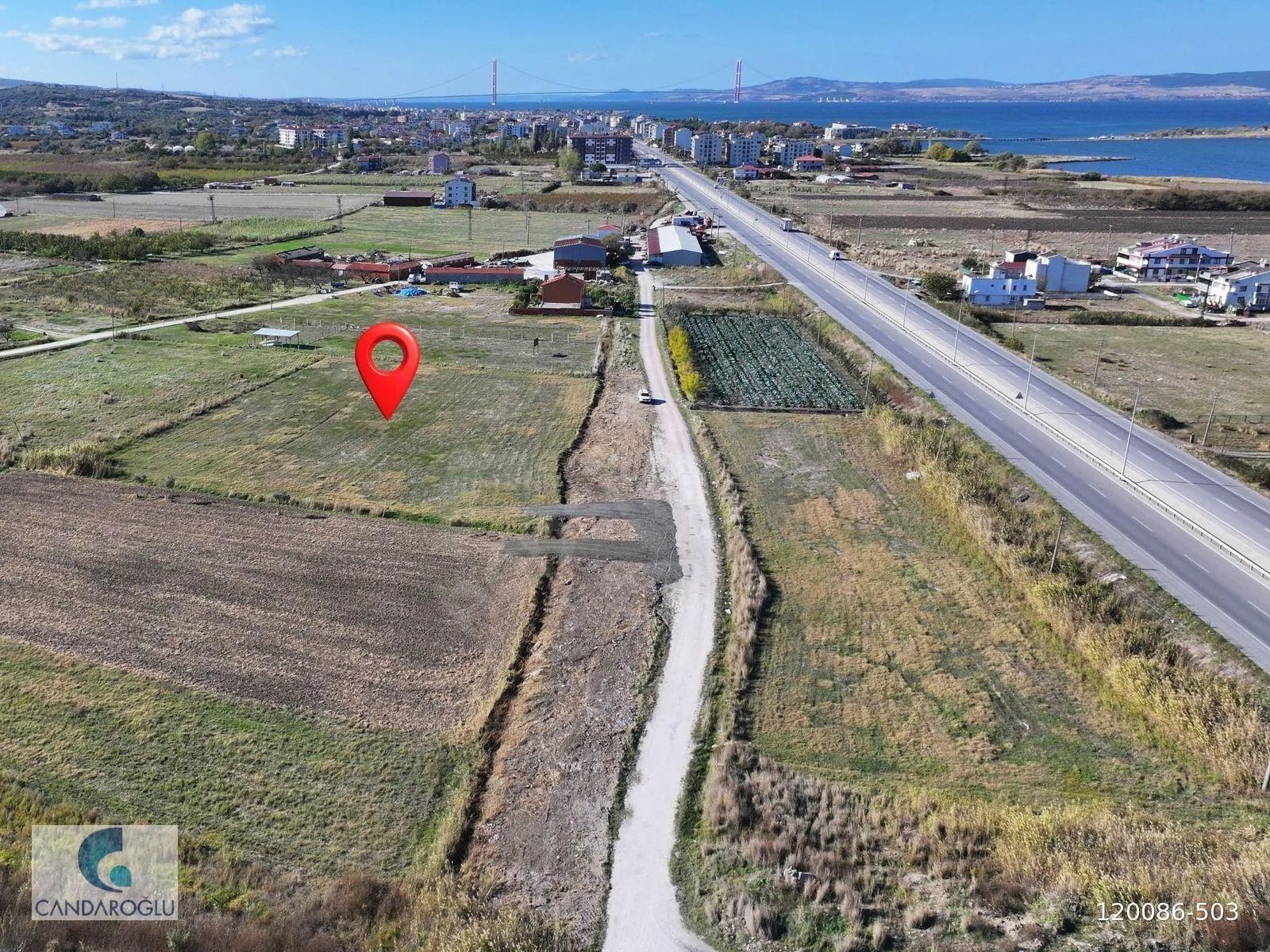 ÇANAKKALE LAPSEKİ 5197 M² İMAR PLNI İÇERİSNDE 15.000.000TL TARLA