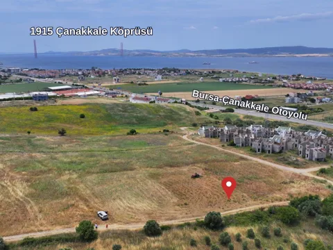314M² YERİ YÜKSEKTE HEMEN İNŞAAT YAPILABİLİR HARİKA MANZARALI SATILIK ARSA