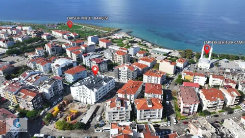 ÇANAKKALE LAPSEKİ TAM DENİZE YAKIN 2+1 SATILIK DAİRE